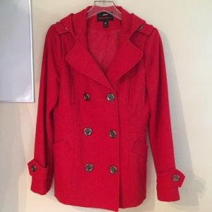 Red Miss Sixty Nautical Pea Coat
